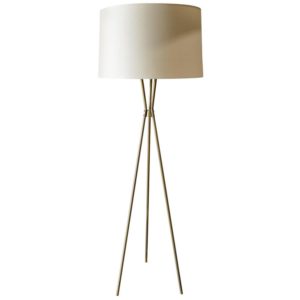 Gerald Thurston for Lightolier Style Brass Tripod Floor Lamp, circa 1965