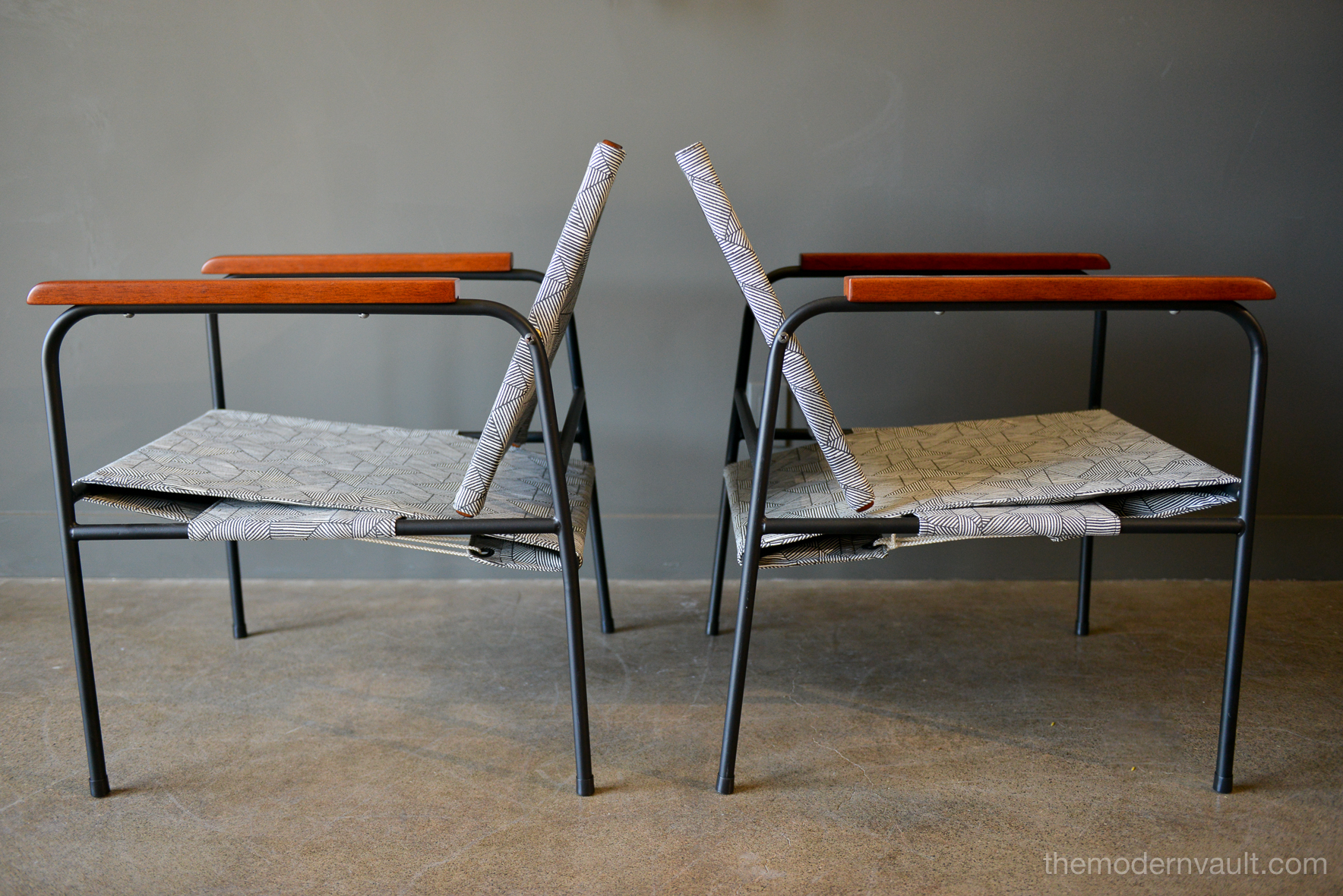 Pair of Vintage Patio Chairs, circa 1970 – The Modern Vault – Orange