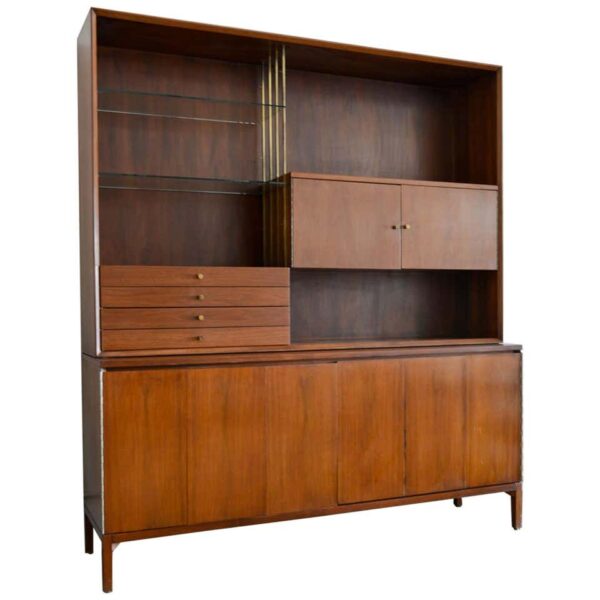 Walnut Credenza and Cabinet by Paul McCobb, ca. 1960