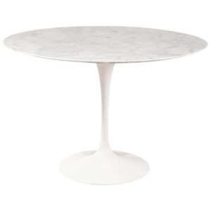 Round Marble Tulip Table by Eero Sarrinen for Knoll