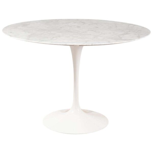 Round Marble Tulip Table by Eero Sarrinen for Knoll