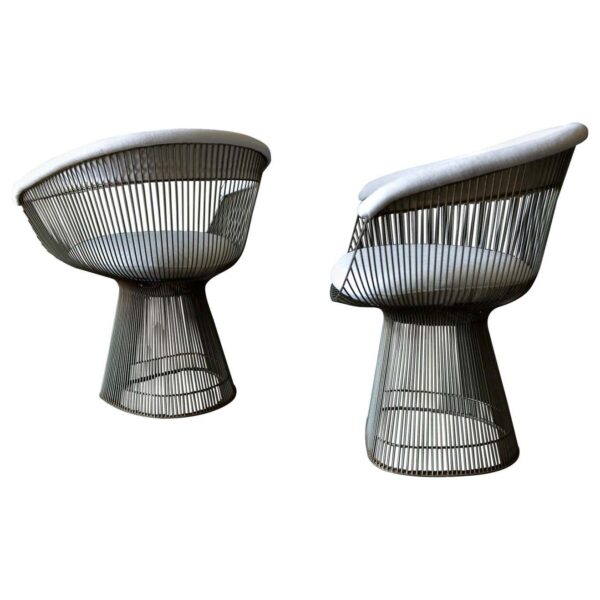 Pair of Warren Platner for Knoll Armchairs, ca. 1970