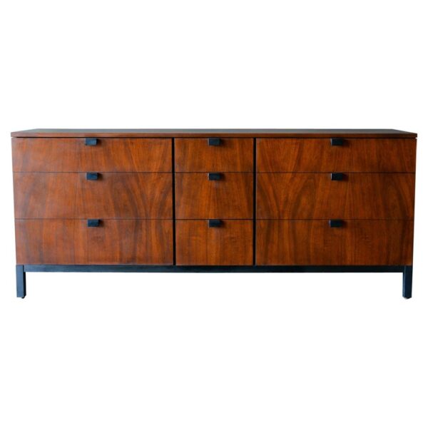 Milo Baughman for Directional 9 Drawer Walnut Dresser, ca. 1970