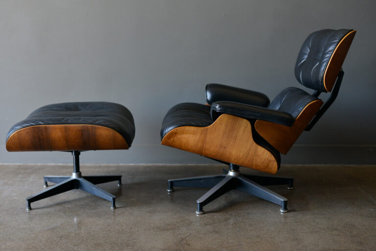 Eames Rosewood Lounge Chair And Ottoman, Circa 1971 - Authentic Mid ...