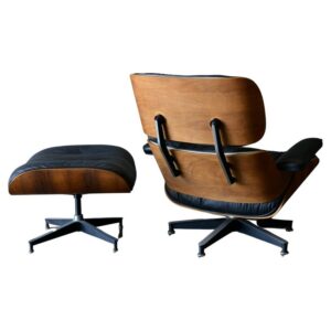 Eames Rosewood Lounge Chair and Ottoman, circa 1971