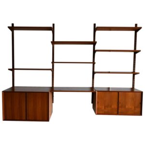 Poul Cadovius 3 Bay Wall Unit in Teak, ca. 1970