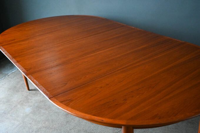 Expandable Teak Dining Table with Three Extension Leaves, Norway ca ...