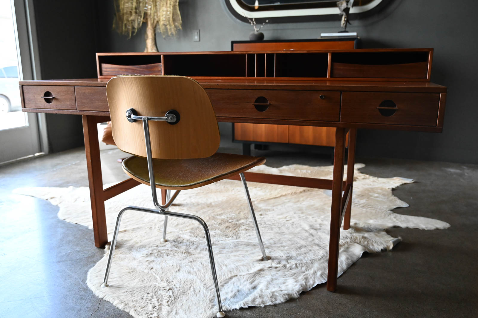 Teak Flip-Top Partners Desk by Peter Løvig Nielsen, circa 1970